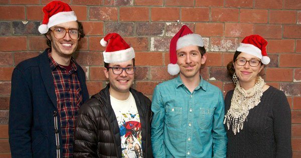Razorfrog Team With Santa Hats